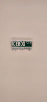 Ice Box Street Sign Pin