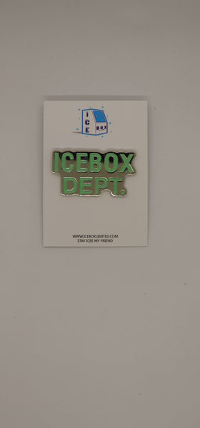 Ice Box Dept. Pin Tiffany Green Glow In The Dark